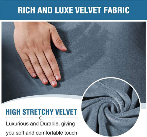 1/2/3/4 seater sofa Couch Cover Furniture Protector Removable Armrest Slipcovers - Görsel 7