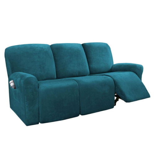 1/2/3/4 seater sofa Couch Cover Furniture Protector Removable Armrest Slipcovers - Görsel 8
