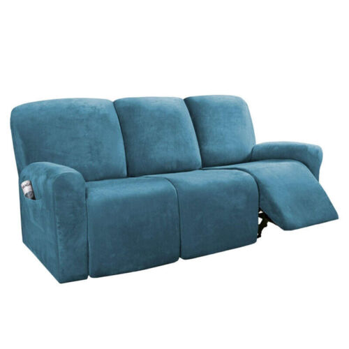 1/2/3/4 seater sofa Couch Cover Furniture Protector Removable Armrest Slipcovers - Görsel 9