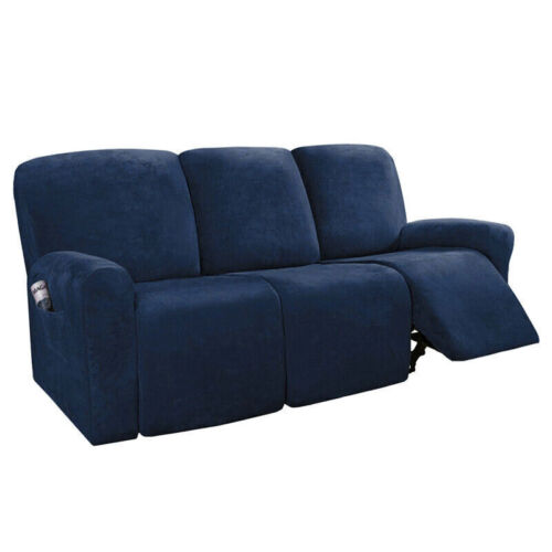 1/2/3/4 seater sofa Couch Cover Furniture Protector Removable Armrest Slipcovers - Görsel 11