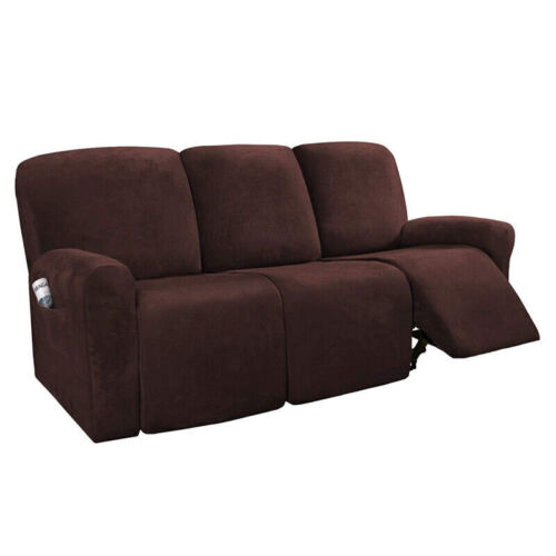 1/2/3/4 seater sofa Couch Cover Furniture Protector Removable Armrest Slipcovers - Görsel 12