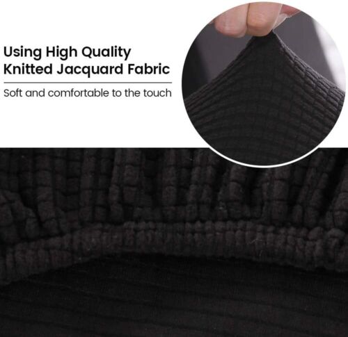 XL Size High Back Chair Cover Polar Fleece Seat Cover for Dinning Hotel Banquet - Görsel 4
