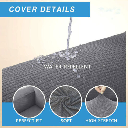 WaterProof 4 Piece Stretch Recliner Covers Living Room Recliner Chair Slipcovers - Görsel 2