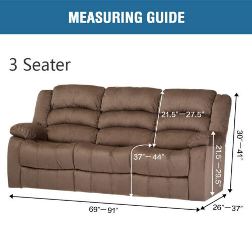 WaterProof 4 Piece Stretch Recliner Covers Living Room Recliner Chair Slipcovers - Görsel 6