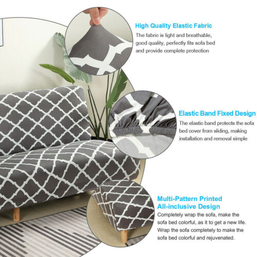 WaterProof 4 Piece Stretch Recliner Covers Living Room Recliner Chair Slipcovers - Görsel 11