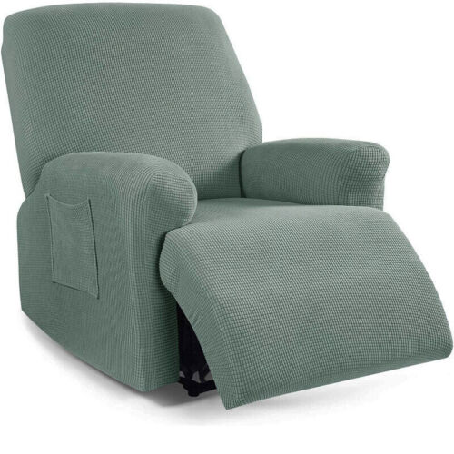 WaterProof 4 Piece Stretch Recliner Covers Living Room Recliner Chair Slipcovers - Görsel 12