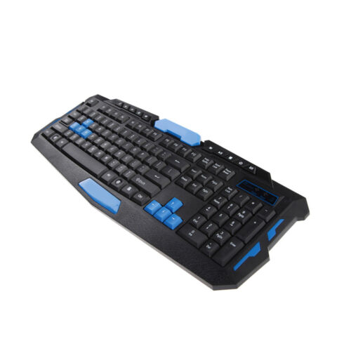 2.4G Gaming Multimedia Cordless Keyboard Wireless Optical Mouse Nano Receiver - Görsel 8