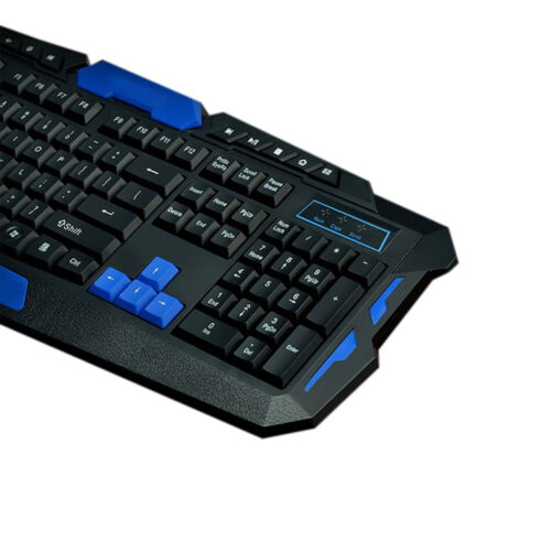 2.4G Gaming Multimedia Cordless Keyboard Wireless Optical Mouse Nano Receiver - Görsel 11