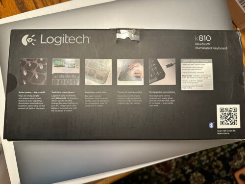 Logitech K810 Illuminated Bluetooth Wireless Keyboard - RARE! - Görsel 2