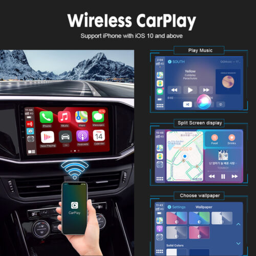 Carlinkit USB Wireless Android Auto Adapter Apple CarPlay Dongle Multimedia Play - Görsel 5