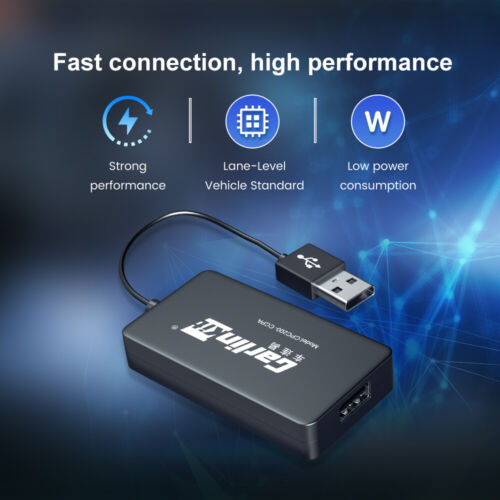 Carlinkit USB Wireless Android Auto Adapter Apple CarPlay Dongle Multimedia Play - Görsel 8