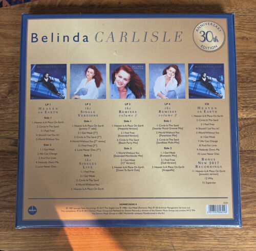 Belinda Carlisle BOX SET Heaven Is A Place On Earth 30th Ann Vinyl Record Sealed - Görsel 3