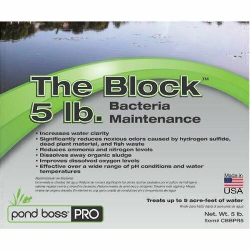 Pond Boss The Block 5 lb. Pond Bacteria  Bio-Maintenance  CBBPR5 - Görsel 3