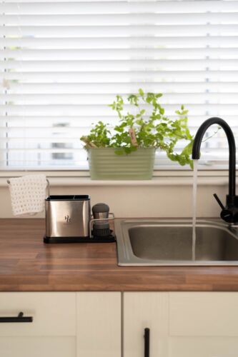 Kitchen Sink Caddy, Towel & Brush Storage Compartments, Sink Storage - Görsel 9