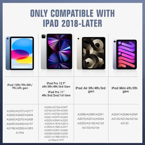 Stylus Pencil For Apple iPad 10th 9th/8th/7/6/Air 4/3/Mini 6/5/Pro 11 12.9'' Gen - Görsel 2