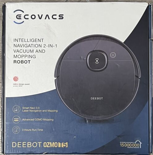 ECOVACS DEEBOT OZMO T5 2-in-1 Vacuum Cleaner Mop Auto Robot w/ Brand New Battery - Görsel 1