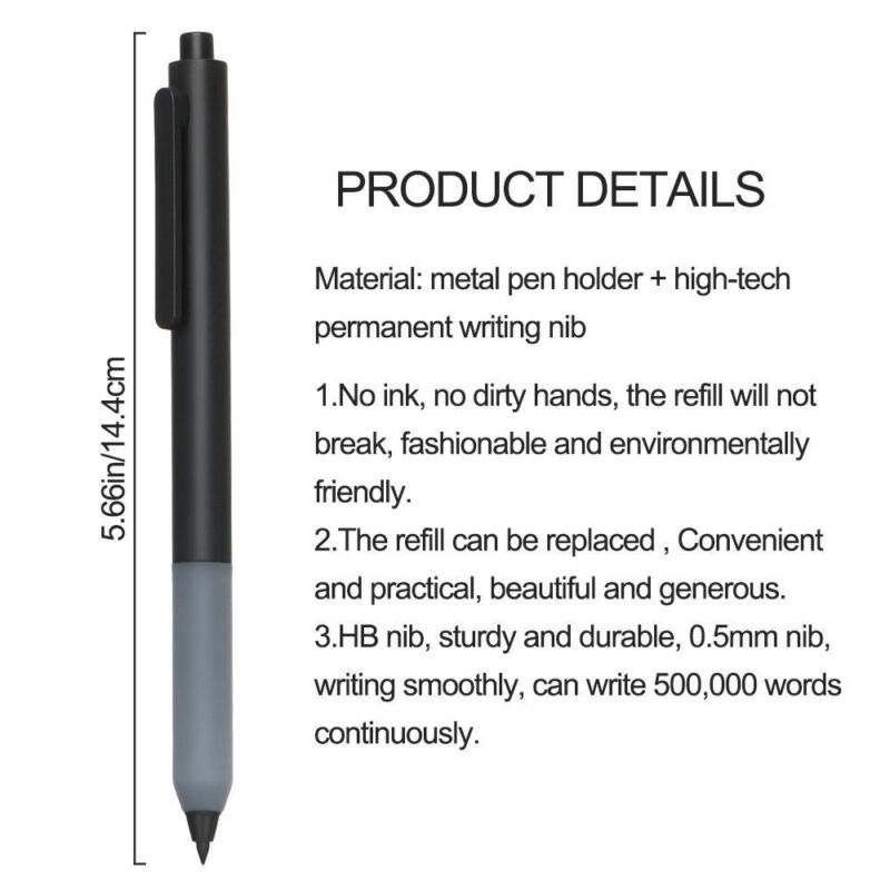 Eternal Pencil No Ink Infinity Writing Pen Lasting Art Sketch Magic For Work - Görsel 5