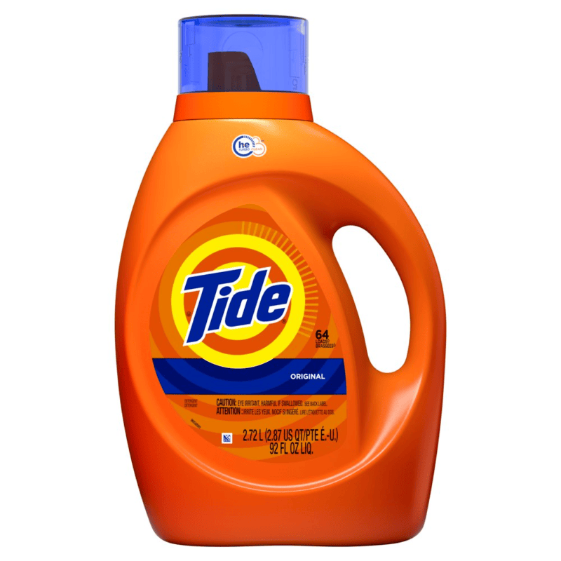 Tide Liquid Laundry Detergent, Original, 64 Loads 92 fl oz, HE Compatible - Görsel 9