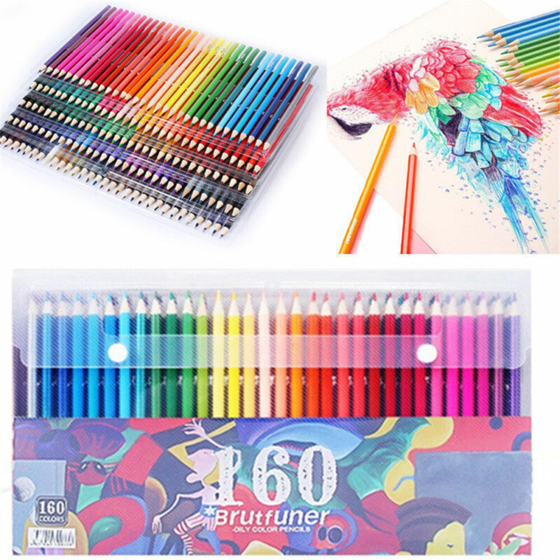 160 Colors Drawing Color Pencil Professionals Artist Pencils Painting Drawing AU - Görsel 5