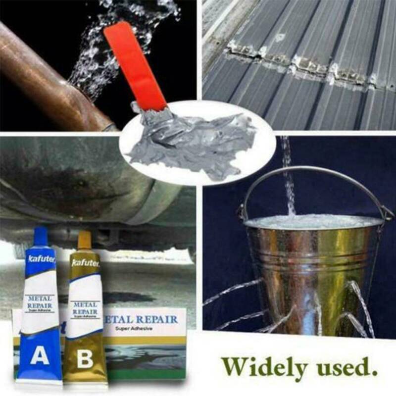 USA 2Pcs Kafuter 60g Industrial Heat Resistance Cold Weld Metal Repair Paste Set - Görsel 7
