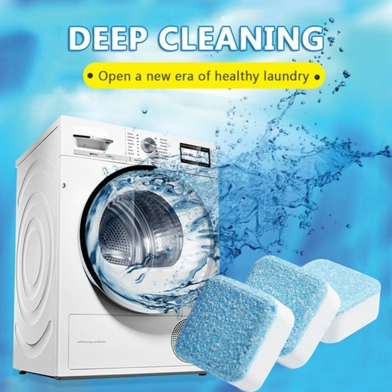 Washing Machine Effervescent Tablet Washer Cleaner Detergent Cleaning Tablets - Görsel 1