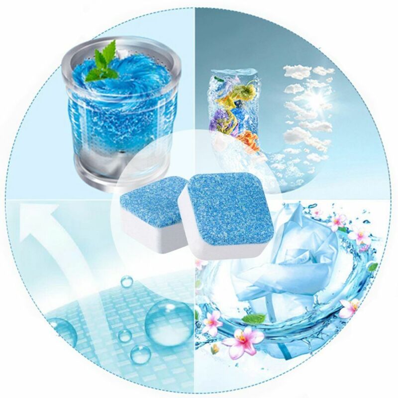 Washing Machine Effervescent Tablet Washer Cleaner Detergent Cleaning Tablets - Görsel 5