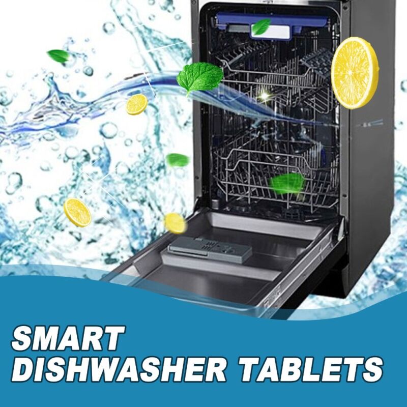 Cleaning Detergent Tablets Strong Oil Stain Removal Dishwasher Cleaner - Görsel 1