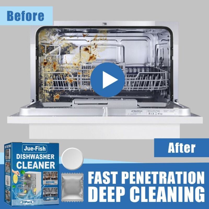 Tools Cleaning Detergent Tablets Removal Strong Oil Stain Dishwasher Cleaner - Görsel 1