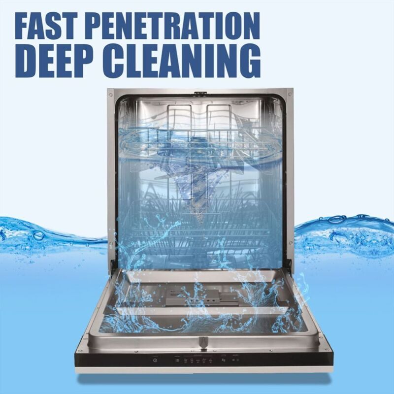 Tools Cleaning Detergent Tablets Removal Strong Oil Stain Dishwasher Cleaner - Görsel 7