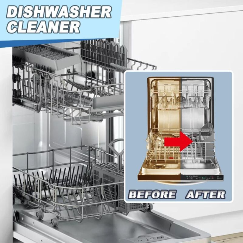 Tools Cleaning Detergent Tablets Removal Strong Oil Stain Dishwasher Cleaner - Görsel 11