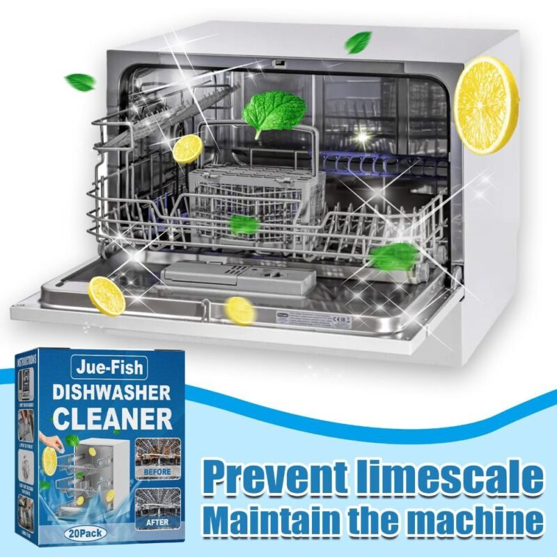 Tools Cleaning Detergent Tablets Removal Strong Oil Stain Dishwasher Cleaner - Görsel 12