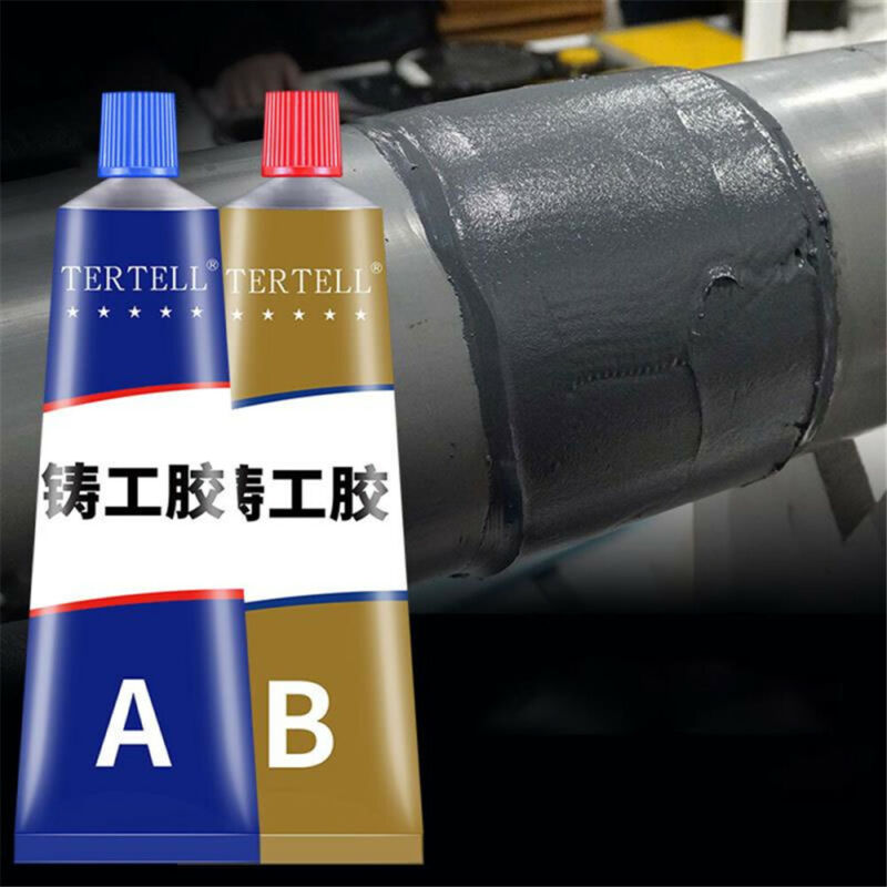 Industrial Metal Repair Paste Glue Heat Resistance Cold Weld Adhesive AB Gel NEW - Görsel 4