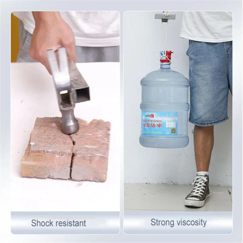 Industrial Metal Repair Paste Glue Heat Resistance Cold Weld Adhesive AB Gel NEW - Görsel 6