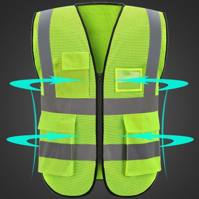 Multi-pockets Safety Jacket Colorful Working Clothes  Universal - Görsel 5