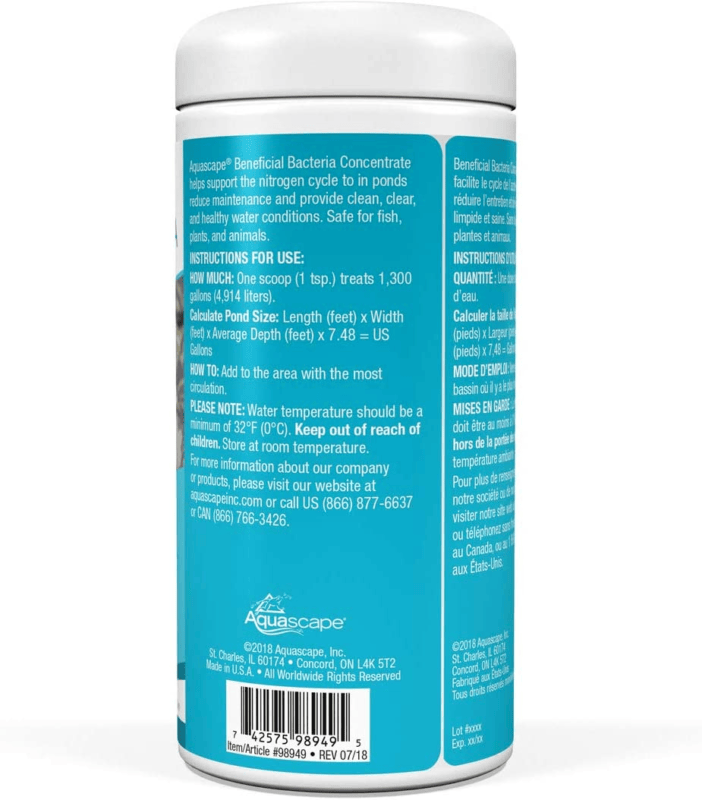 Aquascape 98949 Beneficial Bacteria Concentrate for Pond and Water Features, 1.1 - Görsel 2