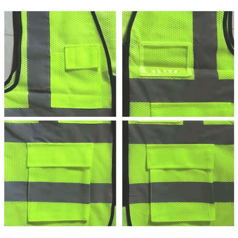 Multi-pockets Safety Jacket Colorful Working Clothes  Universal - Görsel 7