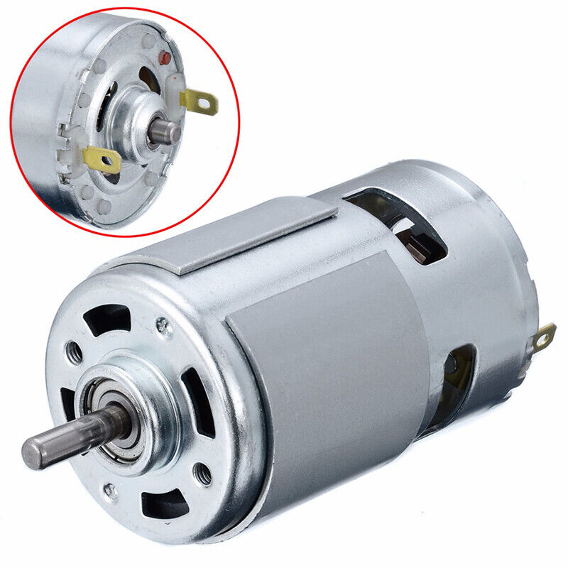 12V-24V High-power 775 DC Large Torque Motor  Low Noise Ball Bearing B - Görsel 3