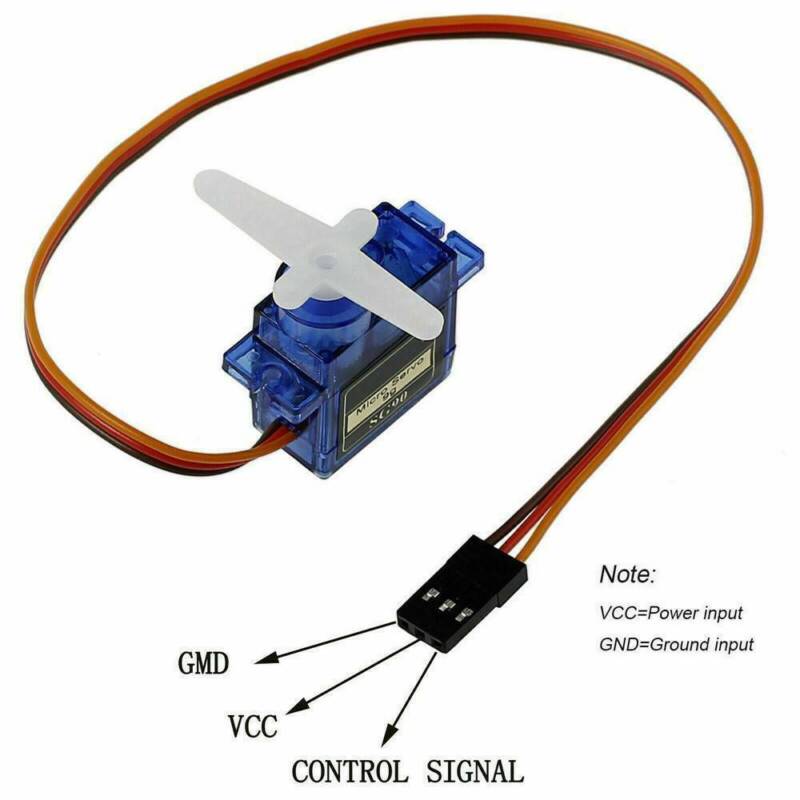 9G SG90 Micro Digital Servo Motor For RC,Robot,Helicopter,Plane,Car,Boat,Arduino - Görsel 5