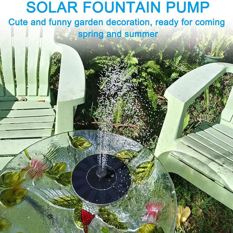 Solar Powered Water Fountain Pump for Garden Ponds Fish Tank Aquarium H - Görsel 7