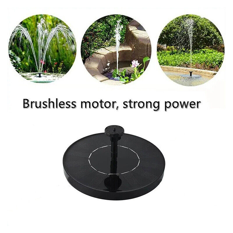 Solar Powered Water Fountain Pump for Garden Ponds Fish Tank Aquarium H - Görsel 12