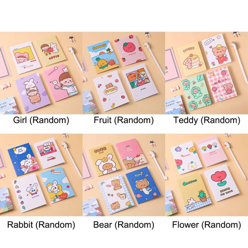 Cute Stationery Students Notepad Mini Notebook Diary Notebook Writing Book - Görsel 2