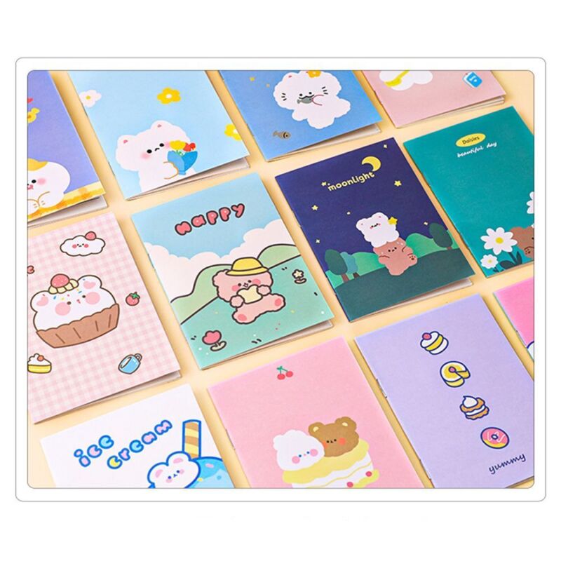 Cute Stationery Students Notepad Mini Notebook Diary Notebook Writing Book - Görsel 9