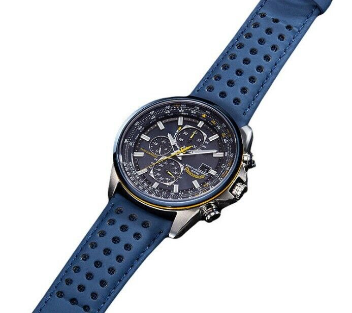 2020 Blue Angel Men's Watch Belt Six-Hand Movement Quartz Watch New - Görsel 3
