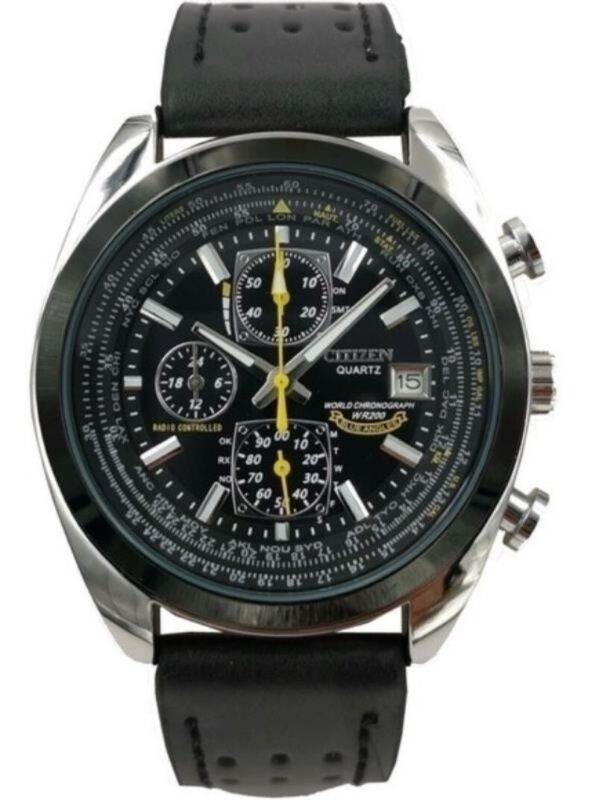 2020 Blue Angel Men's Watch Belt Six-Hand Movement Quartz Watch New - Görsel 11