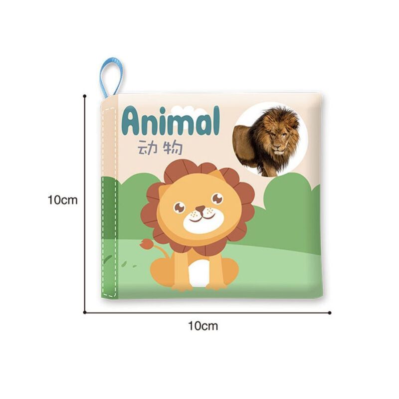 Early Education Infant Baby Puzzle Toy English Book Parenting Toys Cloth Book - Görsel 3