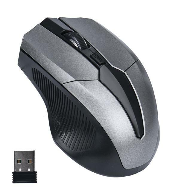Wireless 2.4GHz Mice Optical Mouse Cordless USB Receiver For Laptop PC Computer - Görsel 2