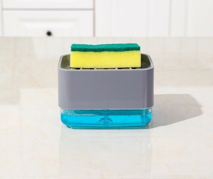 kitchen soap dispenser sponge holder - Görsel 1