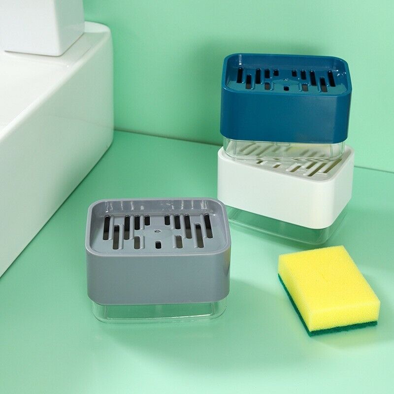 kitchen soap dispenser sponge holder - Görsel 2