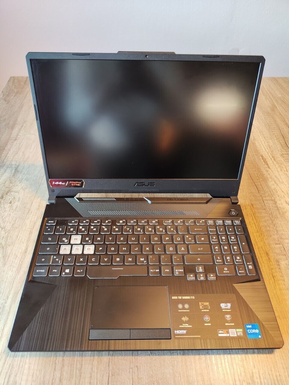 ASUS TUF F15 Gaming-Laptop | GeForce RTX 3060 | 15,6 Zoll | Windows 10 Pro  - Görsel 4