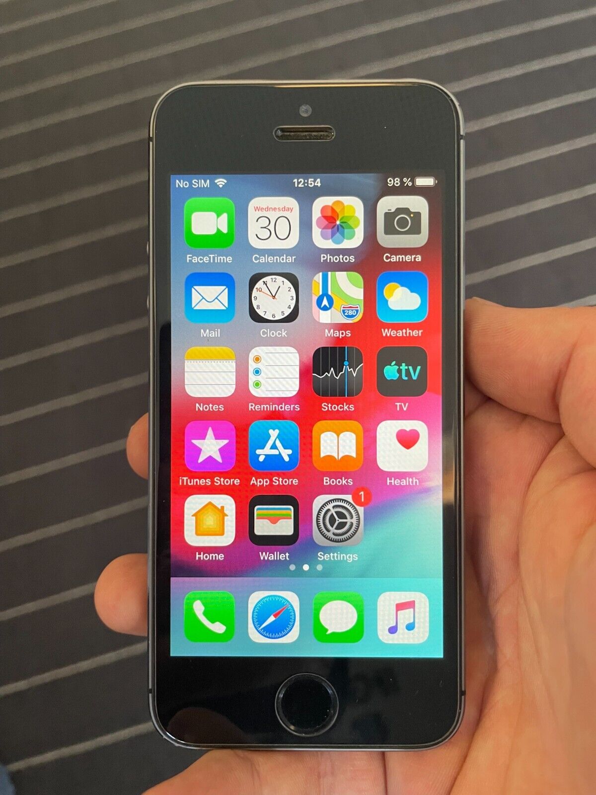 Apple iPhone 5s - 16GB - Space Grau (Ohne Simlock) A1457 (GSM) - Görsel 3